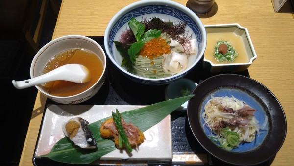「【寿製麺】よしかわ うみのそば¥2500-」@#新宿地下ラーメンの写真
