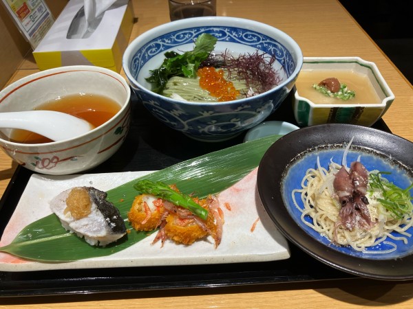 「うみのそば【寿製麺よしかわ】2500円」@#新宿地下ラーメンの写真