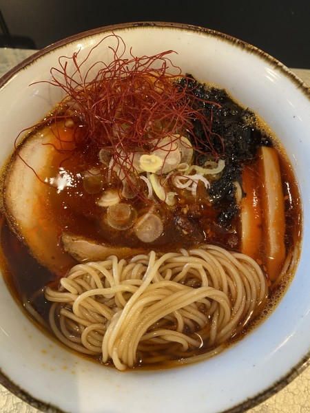 「辛いりこ 1100」@麺屋さすけ 本店の写真