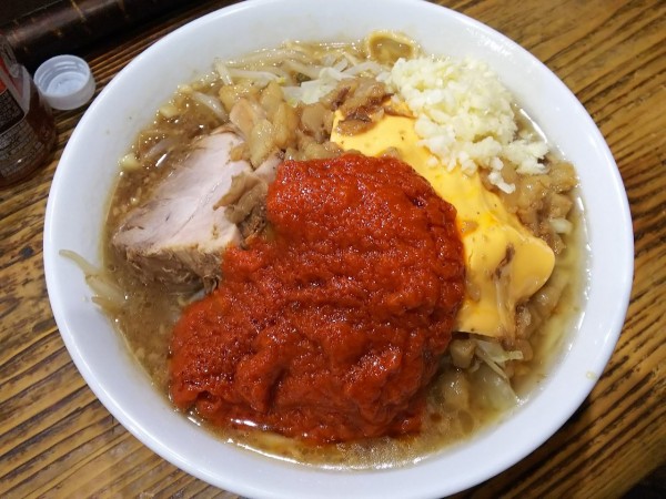 「ラーメン並＋トマトソース＋チーズ　900＋100＋50円」@夢を語れ青森の写真