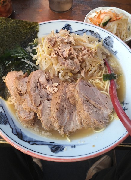 「醤油チャーシューメン+もやし､半ライス」@ラーメンショップ 122号騎西店の写真