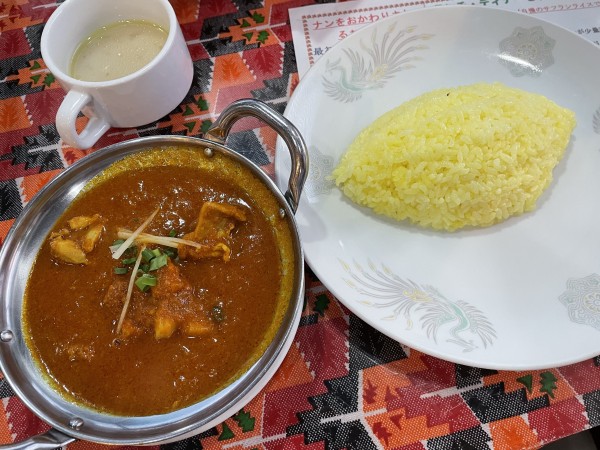 「レンコンとチキンのカレー　激辛」@カリーゾーン 本店の写真
