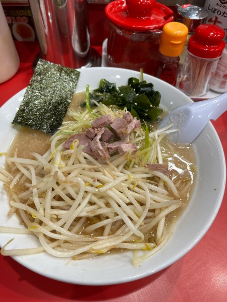 「ネギラーメン　味噌変更」@ラーメン かいざん 船橋店の写真