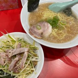 ラーメン+ネギ丼