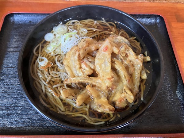 「かき揚げそば」@門仲そばの写真