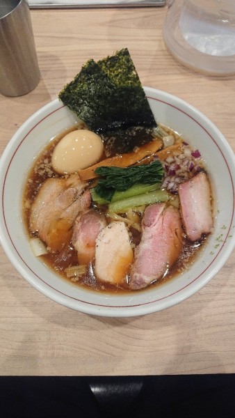 「特製手もみ中華蕎麦」@麺処 にし尾の写真