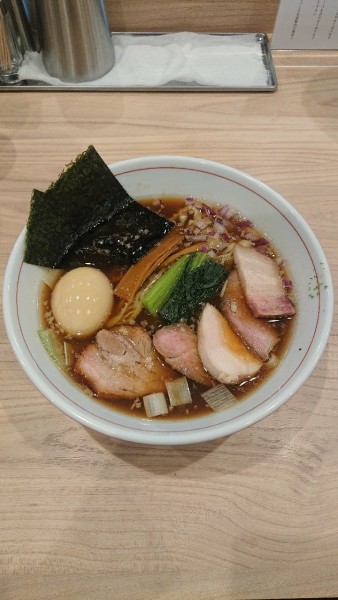 「特製手もみ中華蕎麦」@麺処 にし尾の写真