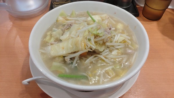 「野菜たっぷりタンメン」@日高屋 西日暮里東口店の写真