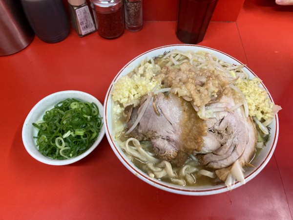 「ラーメン多め　九条ネギ」@ラーメン二郎 京都店の写真