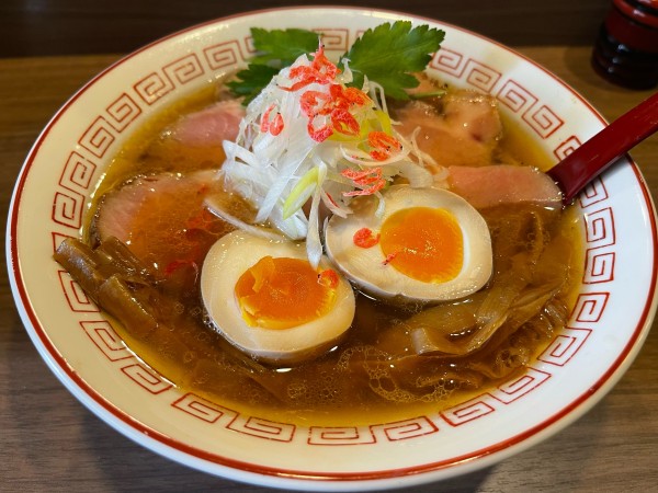 「限定麺　海老醤油ラーメン」@がふうあんの写真