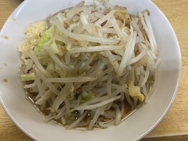 「小ラーメン少なめ」@ラーメン二郎 環七新新代田店の写真