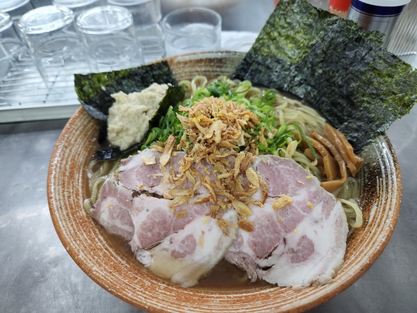 「浅蜊出汁冷やしまぜそば　4/20」@覆麺 智の写真