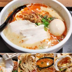 濃厚担々麺＋味玉＝1000円