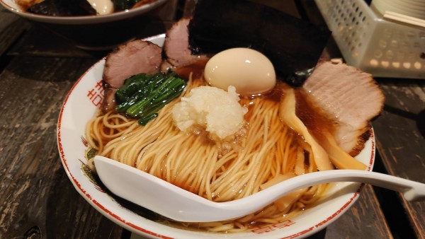 「チャーシュー麺　カタメ　味玉」@屋台ラーメン しゅんやっちゃんの写真