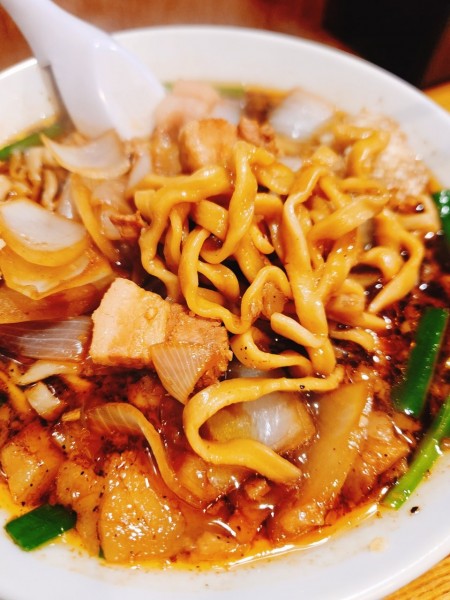 「スタ満そば」@元祖スタミナ満点らーめんすず鬼 赤坂店の写真