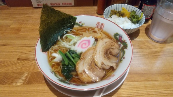 「昔懐かしの正油ラーメン730円」@らーめんひんま 鳥取駅前サンロード店の写真