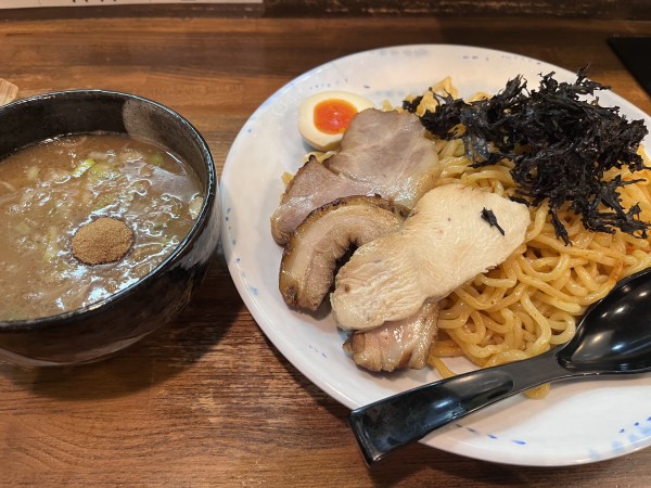 「特製辛海老つけ麺 大盛り」@らーめん がんちゃの写真