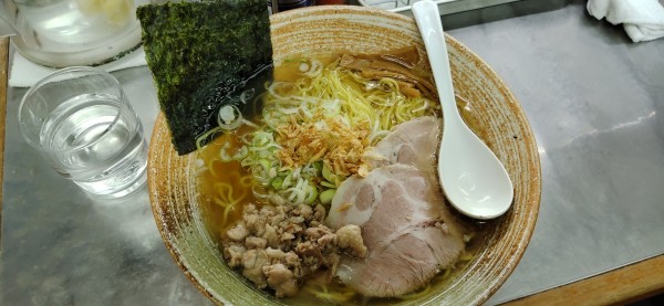 「天然さざえ出汁スペシャル（塩）1300円」@覆麺 智の写真