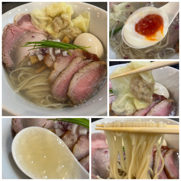 「中華蕎麦(塩)特上1600円」@宍道湖しじみ中華蕎麦 琥珀 池袋店の写真