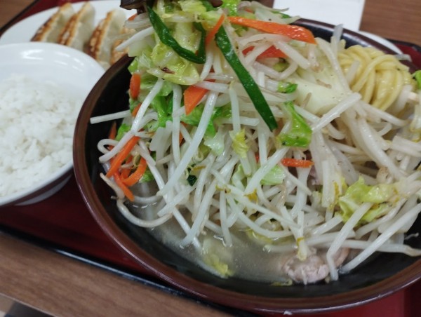 「タンメン(850)＋まるともランチ(180)」@らーめん まるともの写真