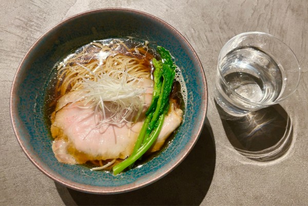 「らーめん & 和三盆ぷりん」@麺屋 練之助の写真