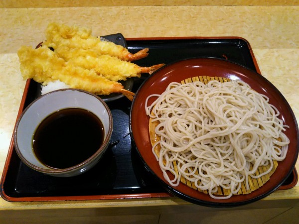 「えび天せいろ」@小諸そば 芝公園前店の写真