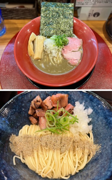 「濃厚煮干し中華蕎麦+和え玉」@煮干し中華蕎麦 彩葉にの写真