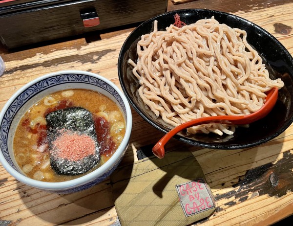 「濃厚海老つけ麺（大盛）」@つけ麺専門店 三田製麺所 恵比寿南店の写真