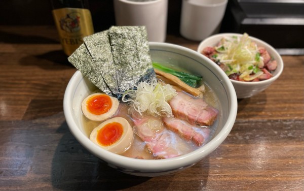 「特製中華そば（塩）¥1300」@櫻井中華そば店の写真