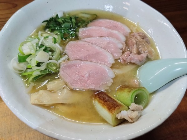 「鴨ラーメン塩」@らーめん 波の花の写真