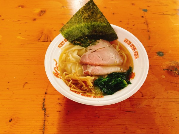 「炭火焼き叉焼の室鯵塩そば」@大つけ麺博 2022の写真