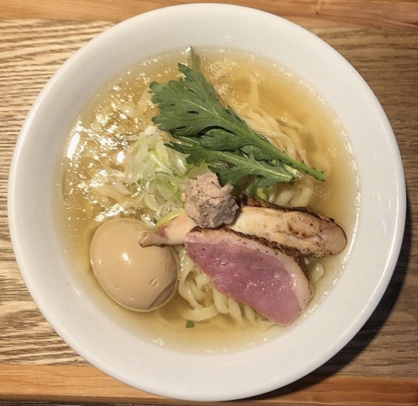 「鴨出汁中華蕎麦(塩)」@鴨出汁中華蕎麦 麺屋yoshikiの写真