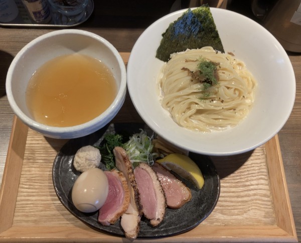 「特製鴨出汁つけ蕎麦(塩)」@鴨出汁中華蕎麦 麺屋yoshikiの写真