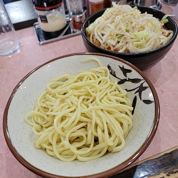 「もりそば小麺カタメ担々変更野菜」@所沢大勝軒の写真