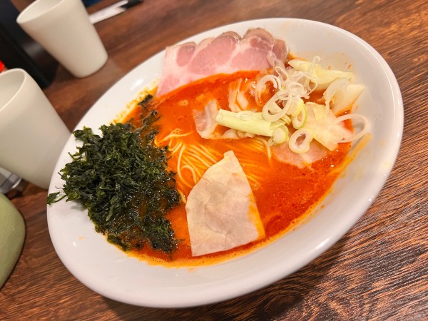 「赤辛ラーメン【1辛】」@麺屋 真心の写真