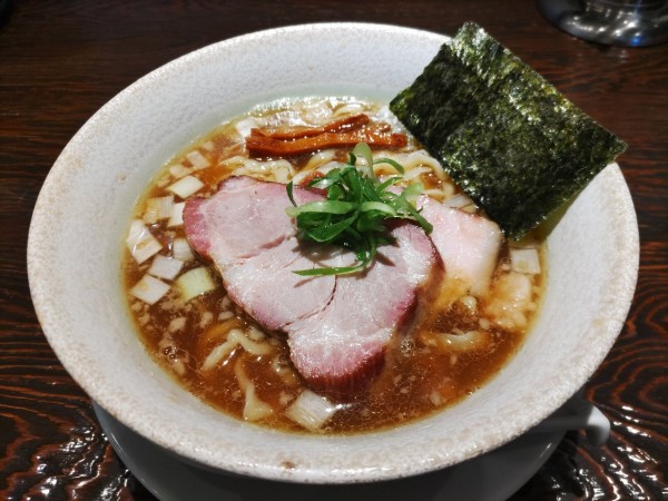 「中華蕎麦（醤油）・手揉み麺変更」@中華蕎麦 柳の写真