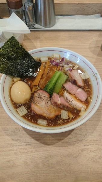 「特製手もみ中華蕎麦」@麺処 にし尾の写真