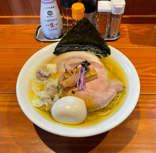 「【限定】貝出汁そば」@麺屋 真心の写真