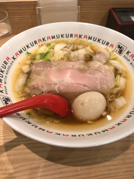 「煮卵ラーメン」@どうとんぼり神座 京都ポルタ店の写真