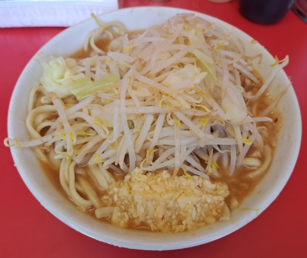 「ラーメン小850円ニンニクマシマシ」@ラーメン二郎 仙台店の写真