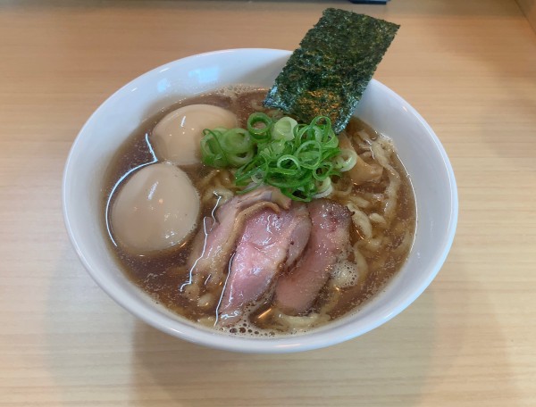 「味玉中華そば＋失敗味玉」@にしき之中華ソバの写真