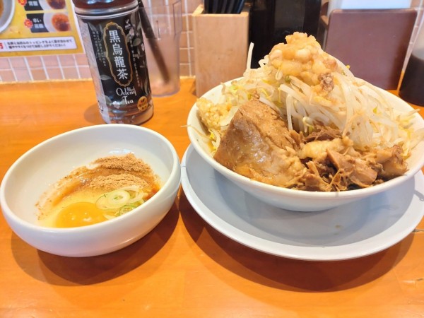 「すきやきセット小」@らーめん たん二郎の写真