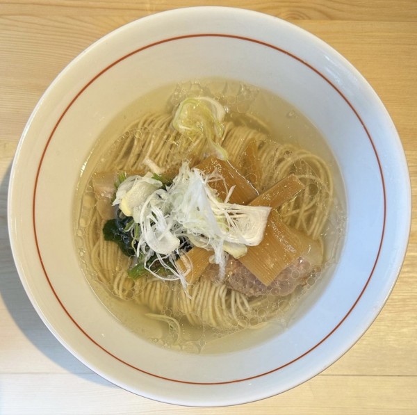「白ラーメン」@日本橋 朱鷺の写真