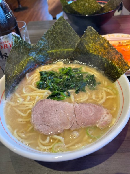 「ラーメン塩中(硬め)」@横浜家系ラーメン 大将家の写真