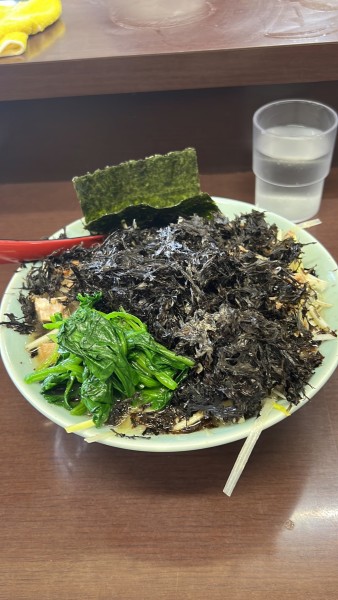 「岩のりネギラーメン」@ラーメンショップ 二ツ橋店の写真