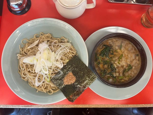 「和節豚骨つけ麺 普通盛＋コロチャーシュー6個」@ラーメン山岡家 谷田部店の写真