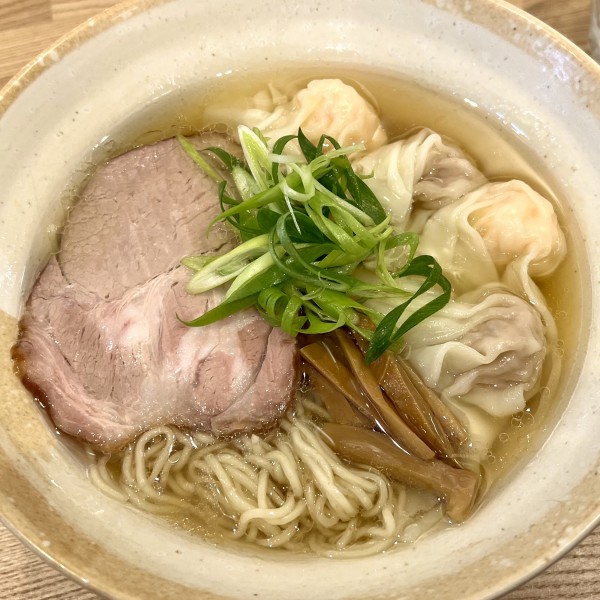 「肉・海老ワンタン麺（白）」@DURAMENTEIの写真