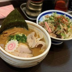 朝ラーセットBセットカレーラーメン