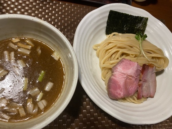 「濃厚豚骨つけ麺　肉飯」@麺処 はら田の写真
