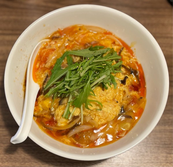 「トマト酸辣湯麺」@豆点の写真